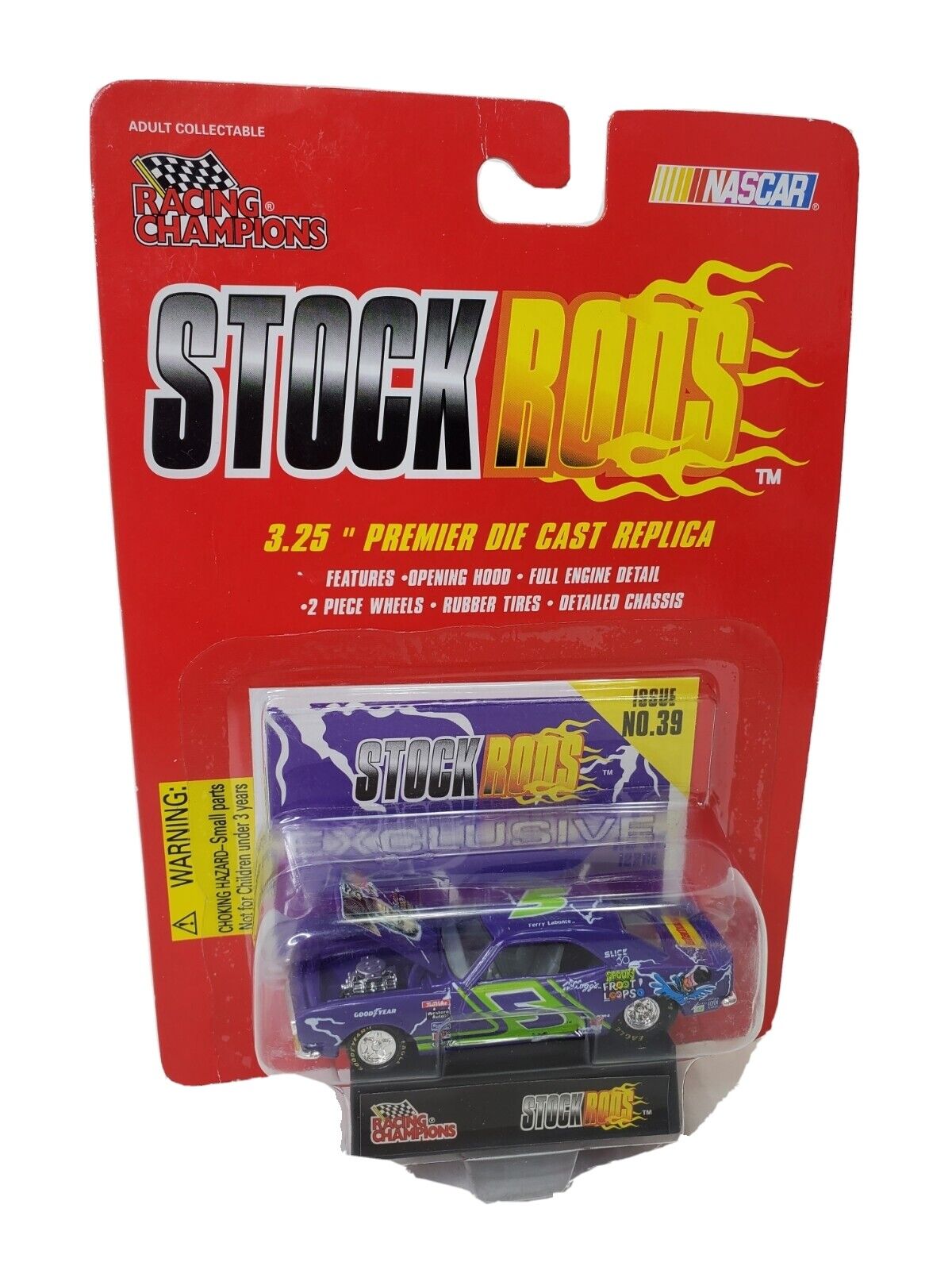 Racing Champions Stock Rods #39 Kelloggs Froot Loops #5 Purple