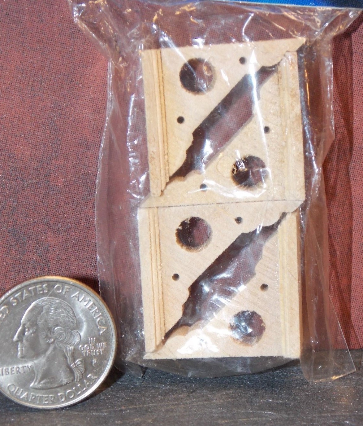 Dollhouse Miniature Victorian Eaves Brackets Set of 4 A 112 one inch