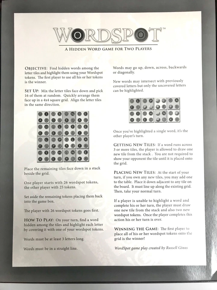 WORDSPOT Family Word Game Front Porch Classics See Spot Win Discovery Edition - Image 2 of 4