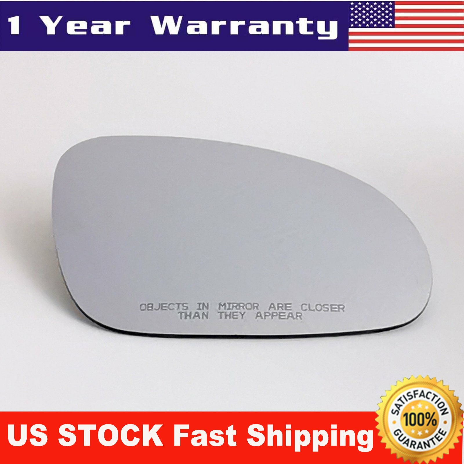 Mirror Glass Passenger Side Right for Volkswagen Passat Rabbit Jetta GTI EOS R32