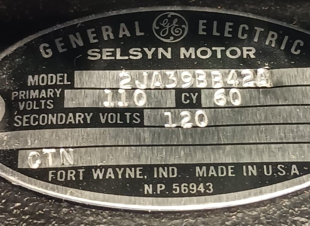 Motore Selsyn General Electric 2JDA66PA10B – 115V 60Hz – Usato In Buone Condizioni - Foto 3