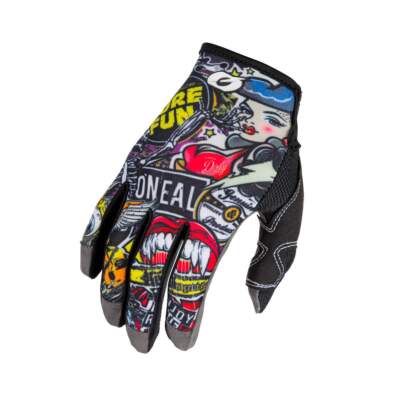 O'Neal Mayhem Crank MX DH FR Handschuhe lang schwarz/multi 2026 Oneal
