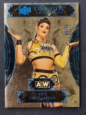 2024 AEW Black Diamond Kris Statlander Exquisite Collection BLUE /75 Card #87700