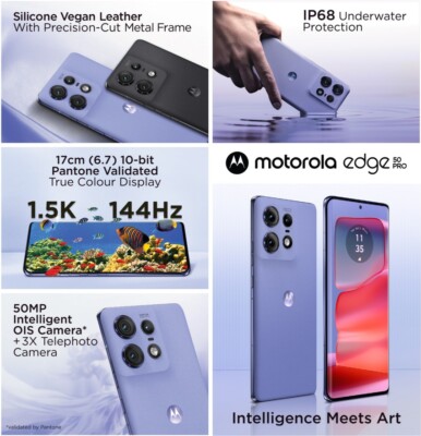 Motorola Edge 50 Pro 5G 12GB+512GB - Dual SIM (Unlocked