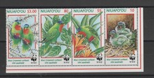 NIUAFO'OU 1995 WWF FAUNA  PAPPAGALLI COME DA FOTO 4 VAL MF73892
