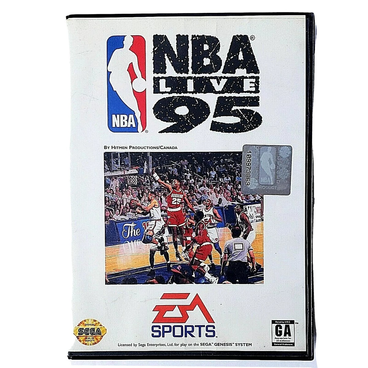 NBA Live 95 for Sega Genesis Complete With Manual And Case
