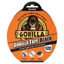 Gorilla Tough Duct Tape Roll Extra Strong Repair FIX 25/48mm x 9m 11m 32m BLACK