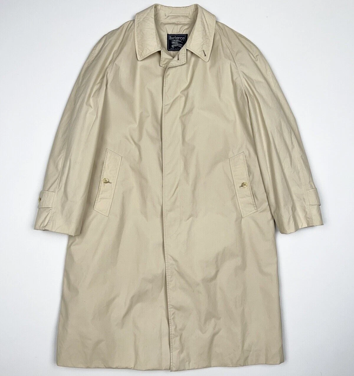 Giacca Burberrys Vintage Trench Taglia 52 Sfoderata