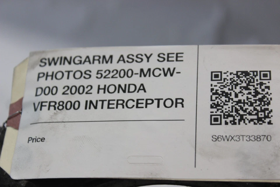 CONJUNTO BASCULANTE VER FOTOS 52200-MCW-D00 2002 HONDA VFR800 INTERCEPTOR Foto 2 de 4