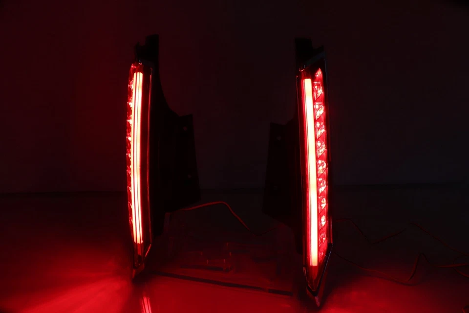 2x Lámpara de luz LED pilar ventana trasera coche para Nissan Rogue X Trail 2014-2019 2016 Foto 3 de 4