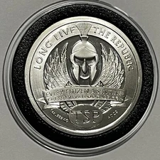 Long Live the Republic Sentinel Ultra Rare Coin 1 Troy Oz .999 Fine Silver Round