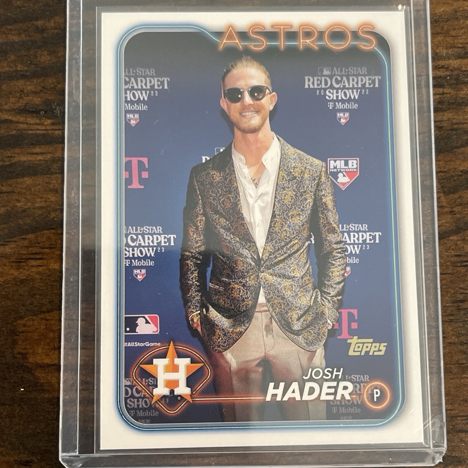2024 Topps Series 2 Josh Hader Golden Mirror Image Variation Astros SSP #433