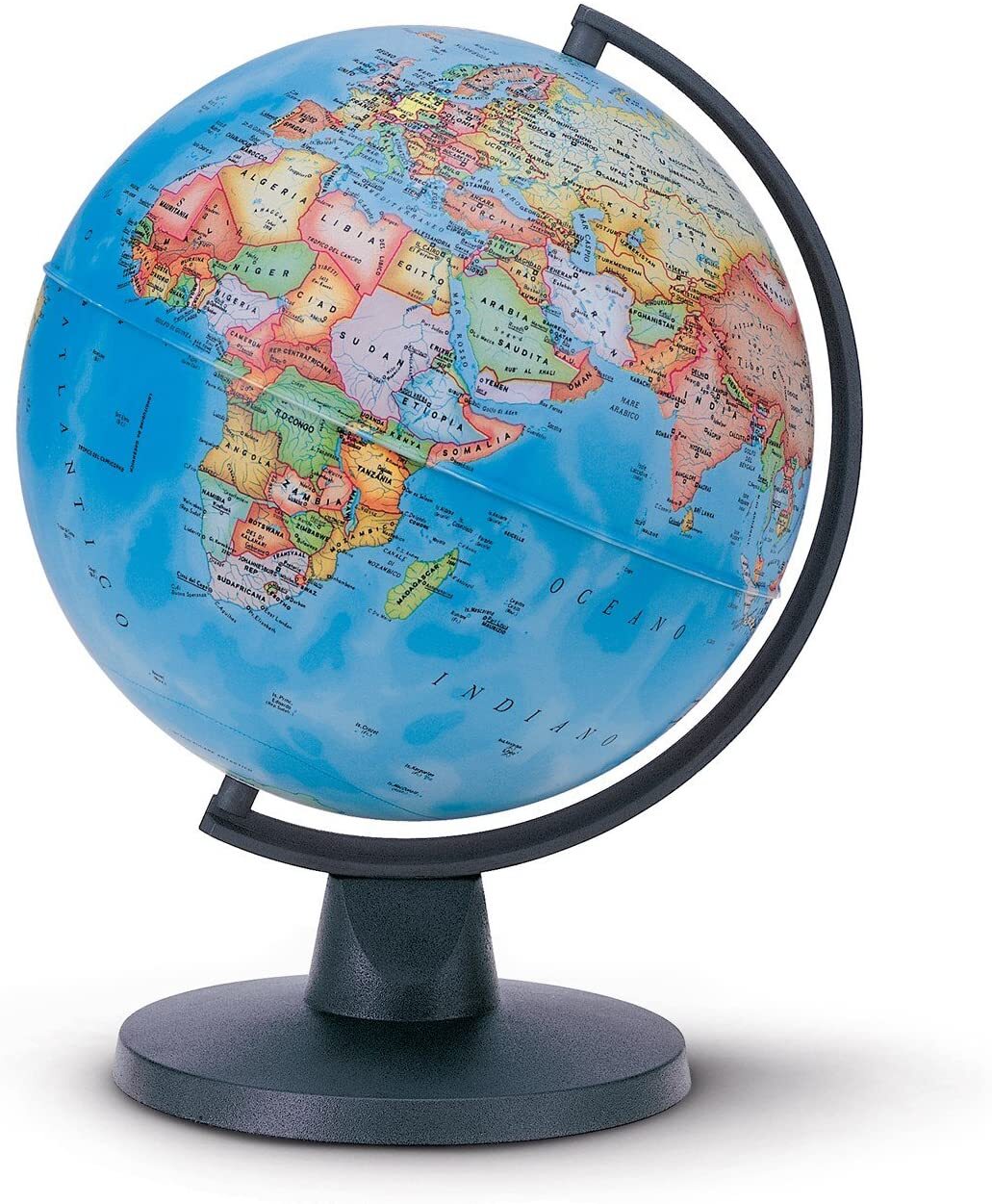 Tecnodidattica Globo Mappamondo Mini Politico 16 cm