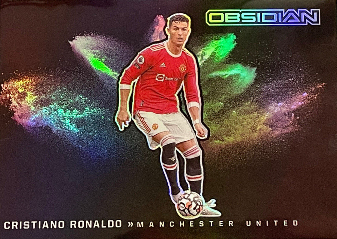 2021-22 Panini Obsidian - Black Colorblast #7 Cristiano Ronaldo for ...