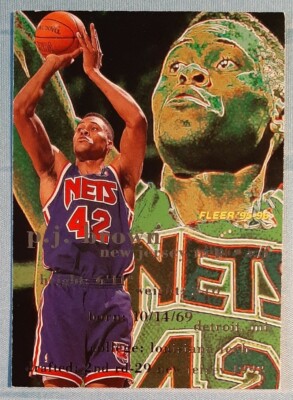 NBA - Fleer 95-96 / P.J. Brown [c/f] Brooklin Nets #114