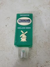 Vintage Heineken Imported Holland Beer Tap Handle - Acrylic - 6” long