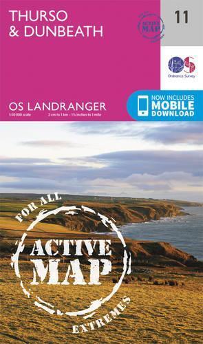 Thurso & Dunbeath (Map) OS Landranger Active Map (US IMPORT) | eBay