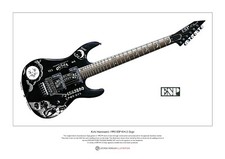 Kirk Hammett's ESP KH-2 Ouija Limited Edition Fine Art Print A3 size