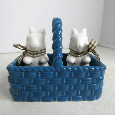 usa.rabbit様 リクエスト 4点 まとめ商品 Grasslands Road Rabbit Easter Bunnies in a Basket Salt and Pepper