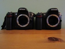 Lot of 2 nikon d80 dslr camera FOR PARTS OR REPAIR ONLY