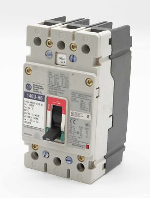 Allen Bradley 140U-H6 140U-H6C3-D10 3-polig Kompaktleistungsschalter -used-