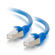 00805 Cat6 Cable - Snagless Shielded Ethernet Network Patch Cable, Blue 25 Feet