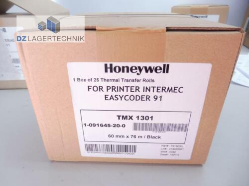 Honeywell Thermotransferband TMX 1310 schwarz 25 Rollen, 60x76 mm  - Bild 1 von 3