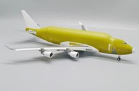 "Jc Wings Boeing 747-400LCF House Color \"Bare Metal\" Flaps Down N747BC 1:200 Mode"