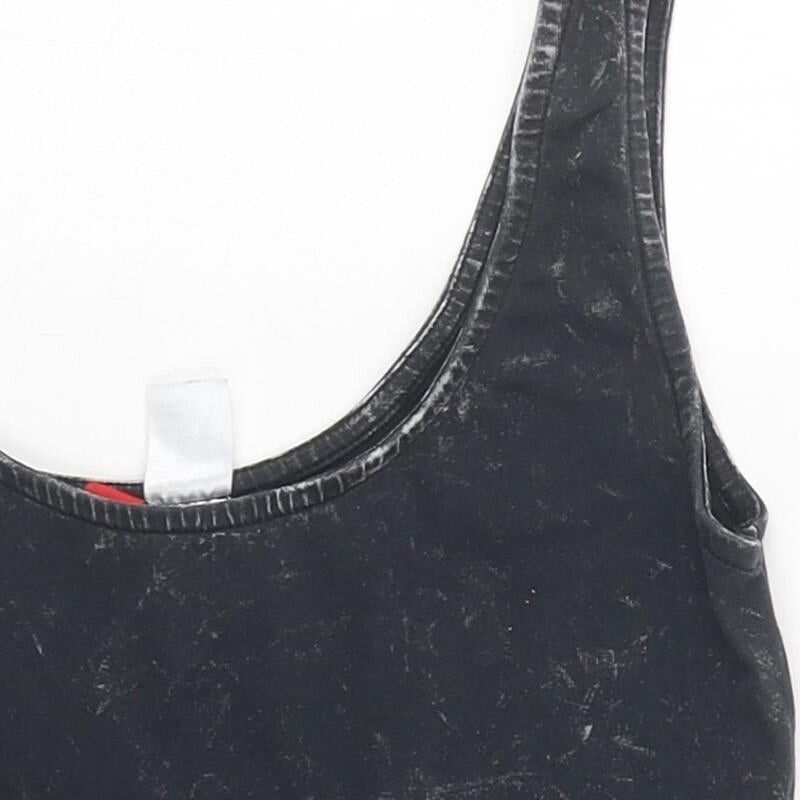 Divided Womens Black Ombre Polyester Blend Bodysuit One-Piece Size S image 10