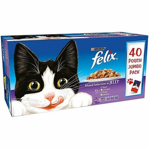 felix tuna in jelly pouches