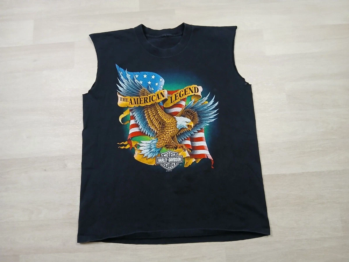 Harley-Davidson Vintage Sleeveless T-Shirts for Men for sale | eBay