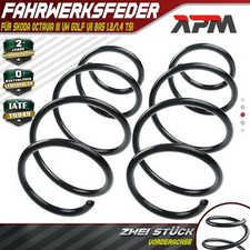 2x Federn Fahrwerksfeder Vorne für Skoda Octavia III 5E3 5E5 1.2/1.4 TSI