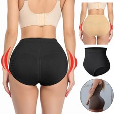 Women Padded Bum Enhancer Knickers Hip Body Shaper Butt Lift Boyshorts Shapewear