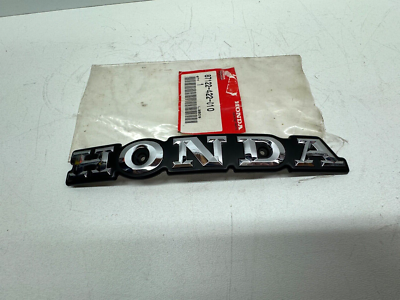 RTFロゴ缶 1979 Honda CBX 1000 NOS Left Side Gas Tank Emblem Badge 87122-422