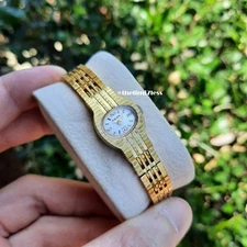 Rado mechanical 17 jewels gold tone swiss watch ref OV 551/G in normal condition