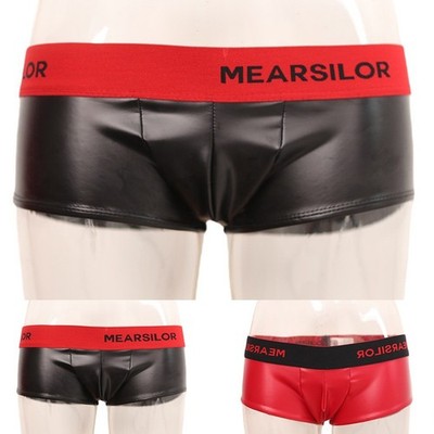 Latex Ammonia Patent Leather Trunk 20%PU 67%Polyester 13%Spandex Solid Pattern