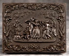 Berg 1-43, (Scarce), "The Dance" 1/4 Plate Themoplastic Union Case, No Dag