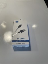 USB-A Cable - Black - Open BoxJust Wireless 4...