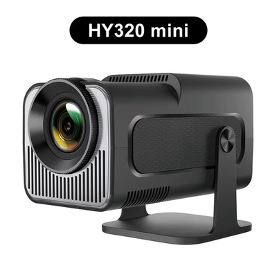 HY320 MINI Android 14.0 Projector LED Beamer Home Cinema 300ANSI 720P WIFI Smart
