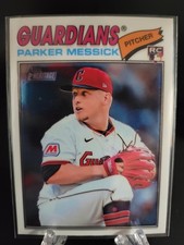 2026 Topps Heritage- Rookies Parker Messick Chrome #242 (RC) Guardians 