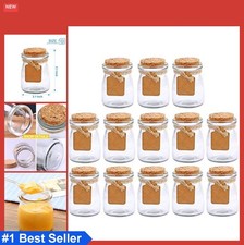 30 Pcs Small Glass Jars with Cork Lids 3.4 oz Potion Bottles for Wedding Party