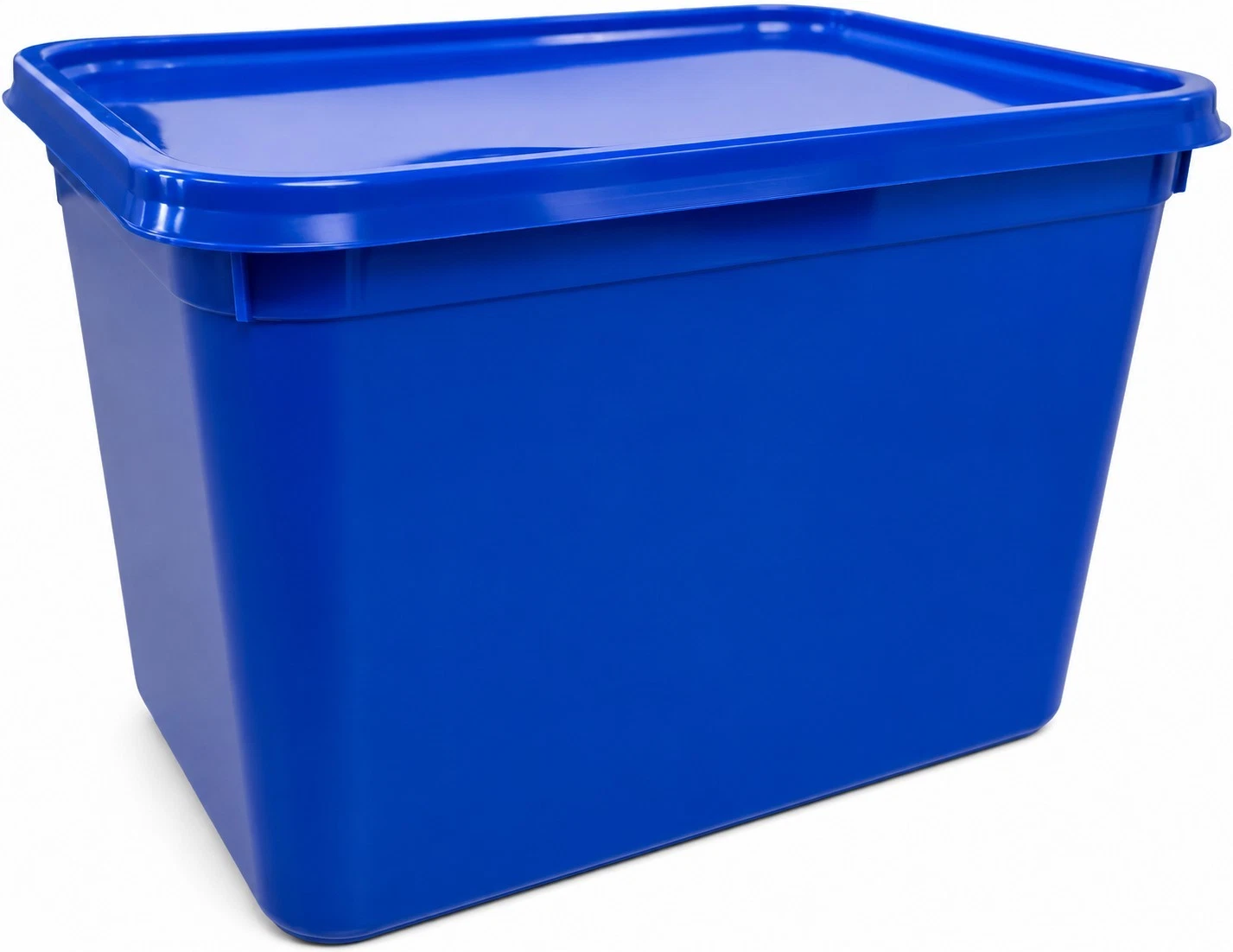 4L Blue Ice Cream Container with Lid Food Storage Tub Pack of 20