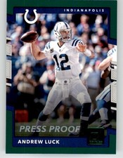 2017 Donruss Press Proofs Green Andrew Luck #160 IND