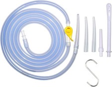 Enema Kit Replacement Part Silicone Enema Hose Colon Cleansing Accessories, Incl