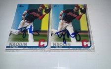 2019 Topps Series 2 Base #535 Tyler Naquin Cleveland Indians Signed Up Qty