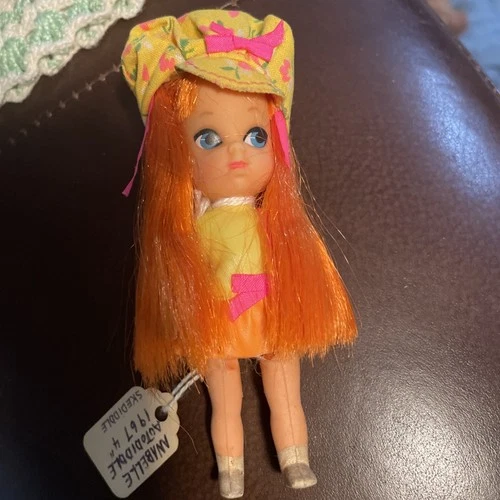 Vintage Mattel Liddle Kiddles ANNABELLE AUTODIDDLE Skediddle Doll Outfit Hat