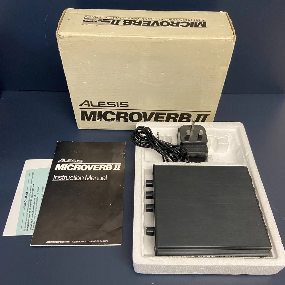 Alesis Microverb II 16bit Digital Reverb Unit with Power Supply - Image 2 of 4