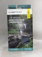 Size S- Men  s Exofficio Give-N-Go 2.0 Brief Steel Grey One Pair