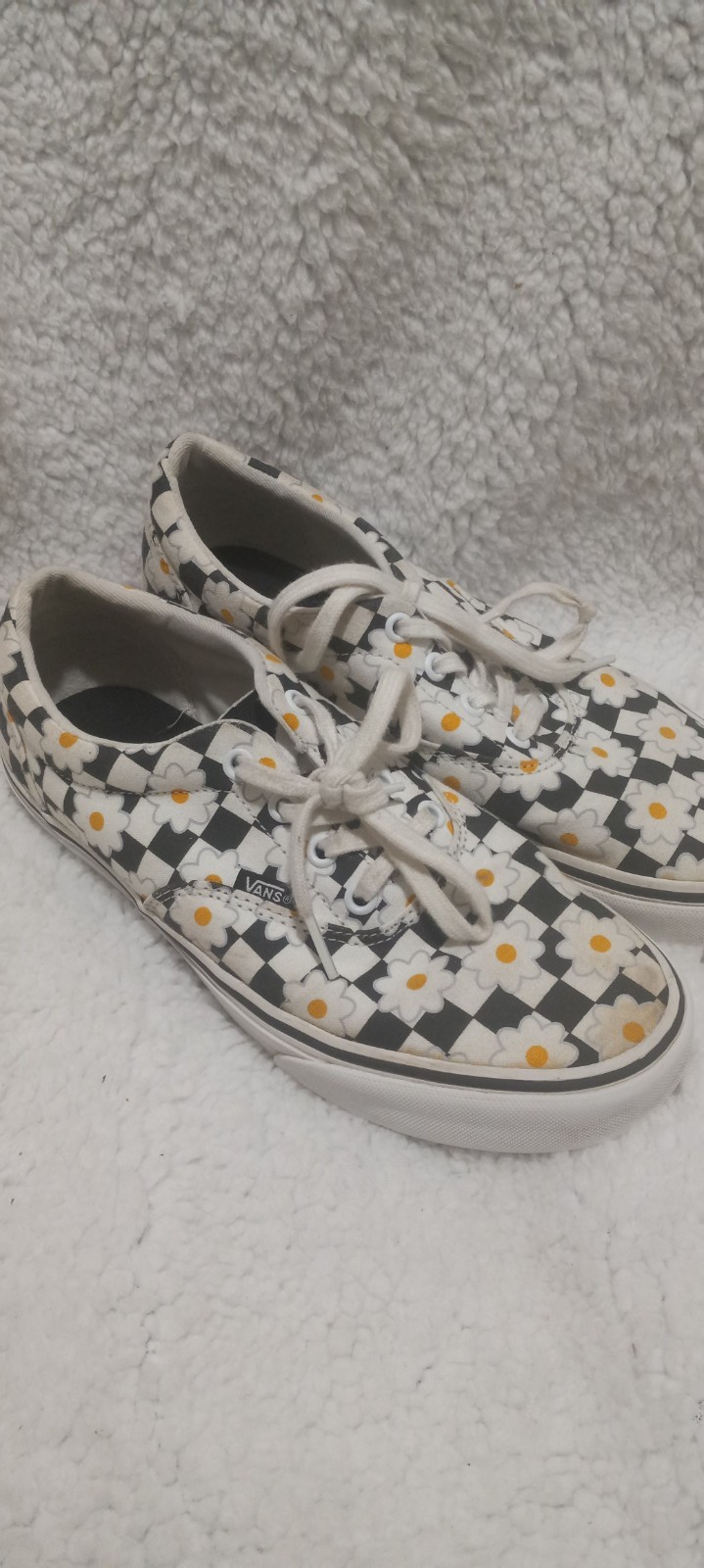 Women's Vans Doheny Flower Checkerboard Multi Colored Shoes Skate