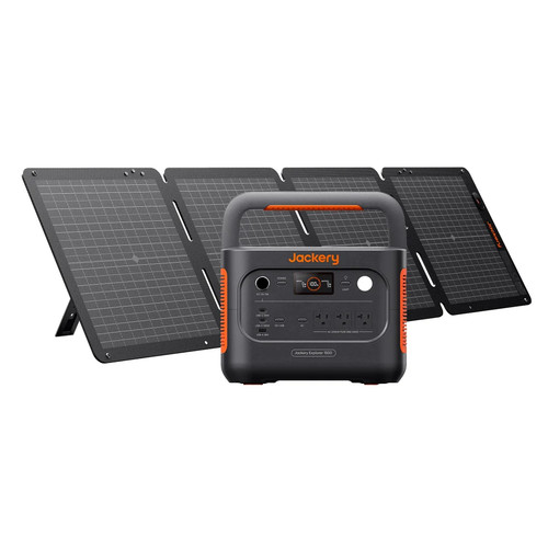 Jackery Explorer 1500 v2 Solar Generator with 100 Air Solar Panel